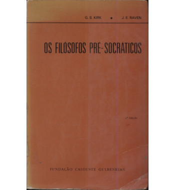 OS FILÓSOFOS PRÉ-SOCRÁTICOS