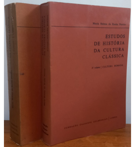 ESTUDOS DE HISTÓRIA DA CULTURA CLÁSSICA - 2 VOLUMES