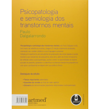 PSICOPATOLOGIA E SEMIOLOGIA DOS TRANSTORNOS MENTAIS