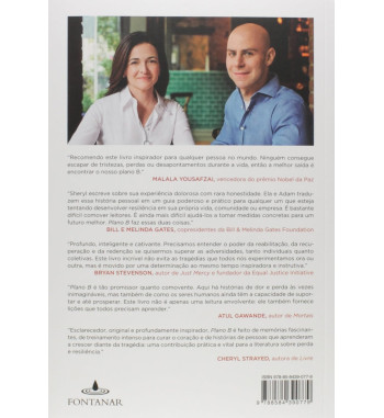 PLANO B: COMO ENCARAR ADVERSIDADES DESENVOLVER RESILIÊNCIA E ENCONTRAR FELICIDADE