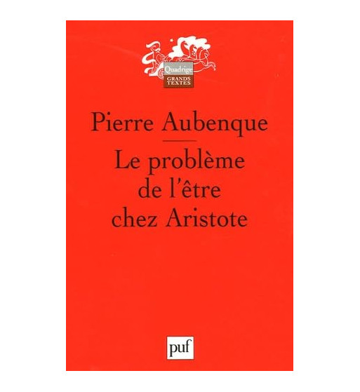 LE PROBLÈME DE L'ÊTRE CHEZ ARISTOTE