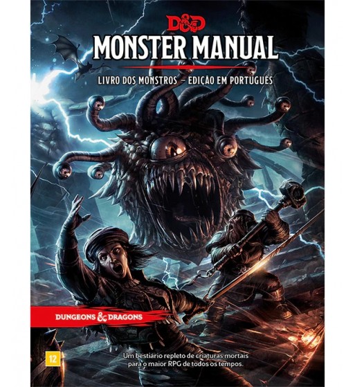 DUNGEONS & DRAGONS : MONSTER MANUAL - LIVRO DOS MONSTROS